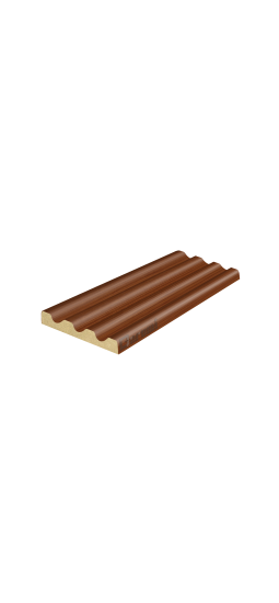 Наличник с каннелюрами Darumi