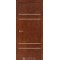 Сталь кортен / Бронзова вставка Дверне полотно ALP-04