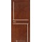 Сталь кортен / Алюмінієва вставка Дверне полотно ALP-07