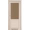 Дуб белений / Сатин бронза Дверное полотно CL-02