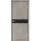 Лайт бетон / CPL черный Дверное полотно GLP-01