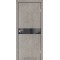 Лайт бетон / Графит зеркало Дверное полотно GLP-01