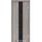 Лайт бетон / CPL черный Дверное полотно GLP-03