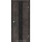 Лофт бетон / CPL черный Дверное полотно GLP-03