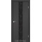 Super PET антрацит / CPL черный Дверное полотно GLP-03