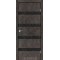 Лофт бетон / CPL черный Дверное полотно GLP-04