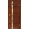 Сталь кортен / Бронзовое зеркало Дверное полотно GLP-08