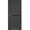 Super PET антрацит / CPL черный Дверное полотно GLP-12