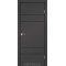 Super PET антрацит / CPL черный Дверное полотно GLP-13