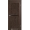 Дуб марсала / Чорне скло Дверне полотно ML-02