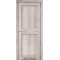Дуб нордік / Скло сатин білий Дверне полотно ML-02