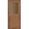 Дуб браш / Скло сатин бронза Дверне полотно ML-03