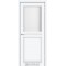 Білий перламутр / Скло сатин білий Дверне полотно ML-03