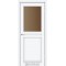 Білий перламутр / Скло сатин бронза Дверне полотно ML-03