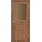 Дуб браш / Скло сатин бронза Дверне полотно ML-04