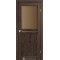 Дуб марсала / Скло сатин бронза Дверне полотно ML-04