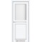 Білий перламутр / Скло сатин білий Дверне полотно ML-04