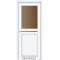 Білий перламутр / Скло сатин бронза Дверне полотно ML-04