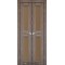 Дуб грей / Скло сатин бронза Дверне полотно ML-08