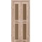 Дуб тобакко / Скло сатин бронза Дверне полотно ML-08
