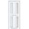 Білий перламутр / Скло сатин білий Дверне полотно ML-08