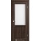 Дуб марсала / Скло сатин білий Дверне полотно PL-02