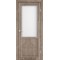 Еш-вайт / Скло сатин білий Дверне полотно PL-02