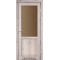 Дуб нордік / Скло сатин бронза Дверне полотно PL-02