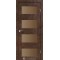 Арт бетон / Скло сатин бронза Дверне полотно PM-03