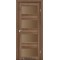 Дуб грей / Скло сатин бронза Дверне полотно PM-03