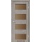 Лайт бетон / Скло сатин бронза Дверне полотно PM-03
