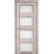 Дуб нордік / Скло сатин білий Дверне полотно PM-03
