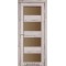 Дуб нордік / Скло сатин бронза Дверне полотно PM-03