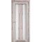 Дуб нордік / Скло сатин білий Дверне полотно PM-04