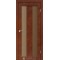 Сталь кортен / Скло сатин бронза Дверне полотно PM-04
