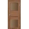 Дуб браш / Скло сатин бронза Дверне полотно PM-05