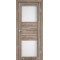 Еш-вайт / Скло сатин білий Дверне полотно PM-05