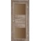Еш-вайт / Скло сатин бронза Дверне полотно PM-05