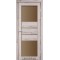 Дуб нордік / Скло сатин бронза Дверне полотно PM-05