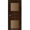 Венге / Скло сатин бронза Дверне полотно PM-05