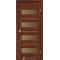 Горіх / Скло сатин бронза Дверне полотно PD-02