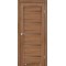 Дуб браш / Стекло сатин бронза Дверное полотно PR-02