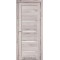 Дуб нордик / Стекло сатин белый Дверное полотно PR-02