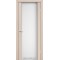 Дуб беленый / Триплекс белый, 8мм Дверное полотно SR-01