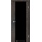 Лофт бетон / Триплекс черный, 8мм Дверное полотно SR-01
