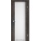 Лофт бетон / Триплекс белый, 8мм Дверное полотно SR-01