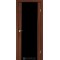 Орех / Триплекс черный, 8мм Дверное полотно SR-01