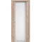 Дуб тобакко / Триплекс белый, 8мм Дверное полотно SR-01
