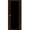 Венге / Триплекс черный, 8мм Дверное полотно SR-01