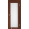 Орех / Сатин белый, 8мм Дверное полотно SV-01
